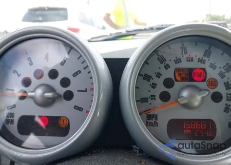 2004 Mini Cooper S z USA, uszkodzony, nr VIN WMWRE33424TD76762